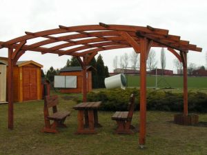 pergola z masivního dřeva Polly